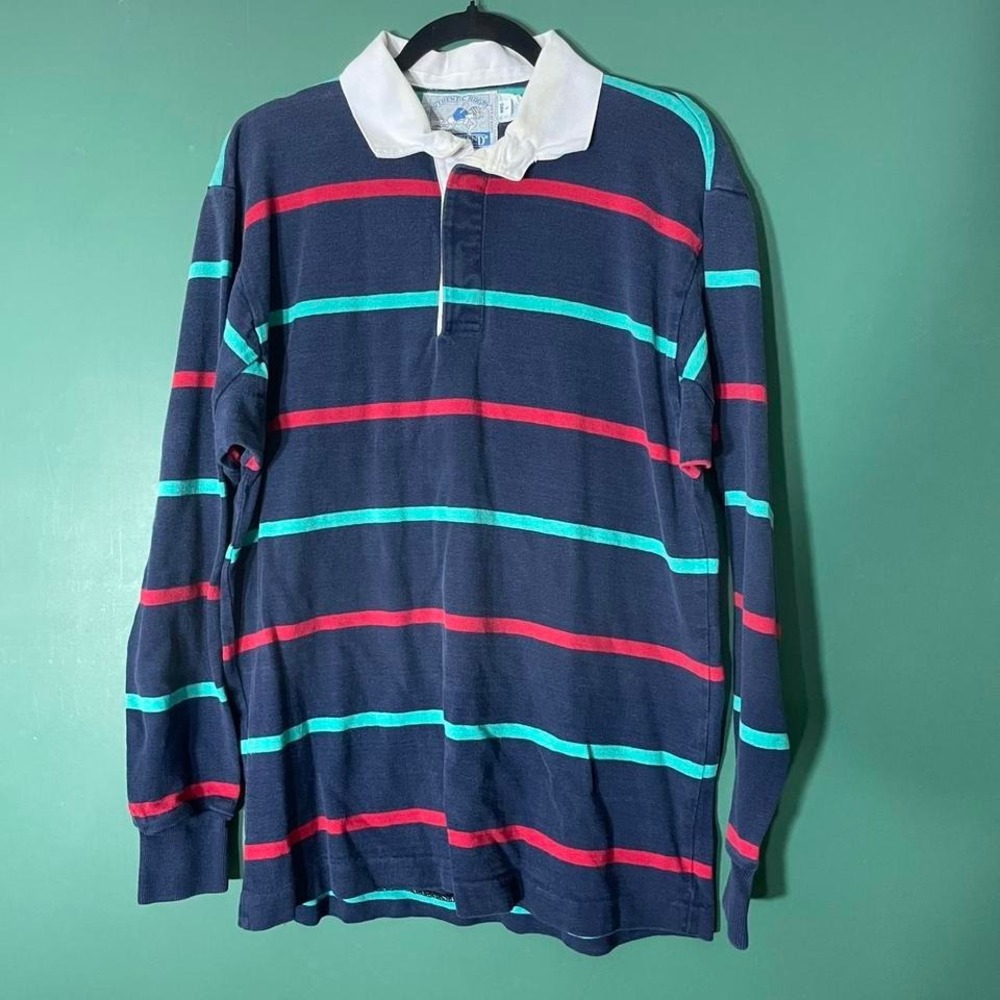 Vintage 1990s Lands‎ End rugby shirt